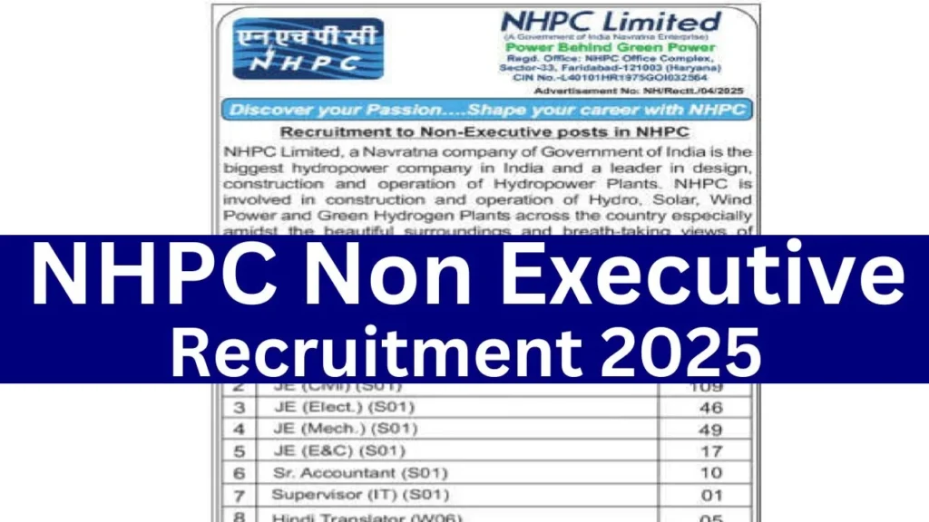 NHPC Non Executive