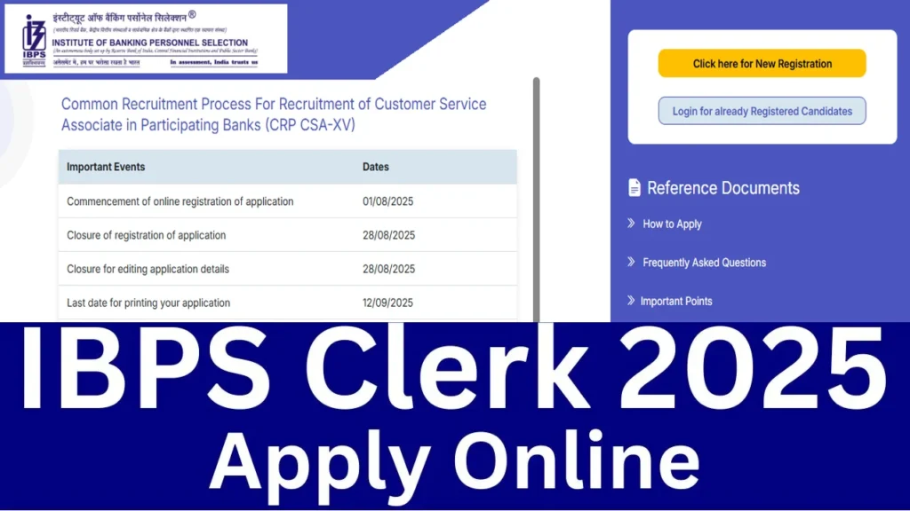 IBPS Clerk 2025 Correction