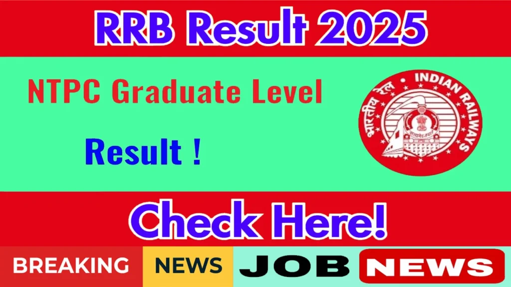 RRB NTPC Graduate Level Result
