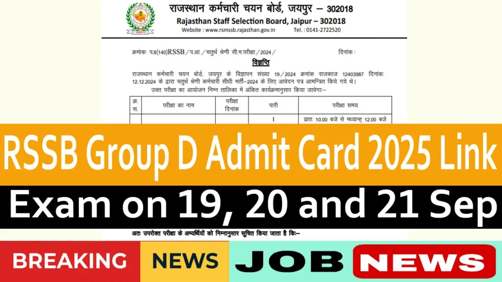 RSSB Group D