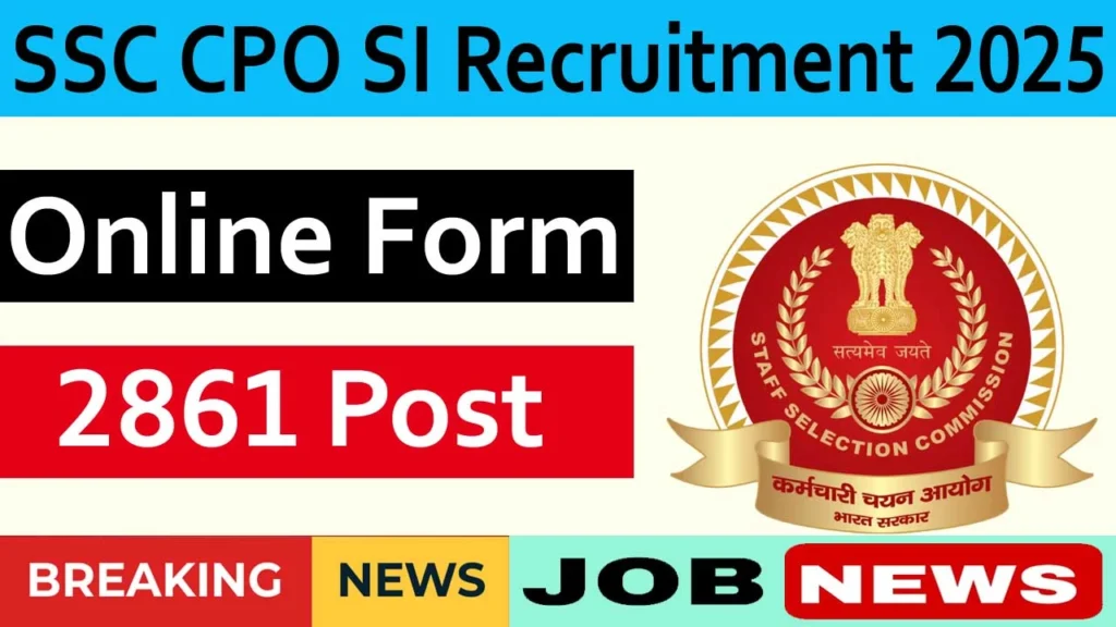 SSC CPO SI Recruitment
